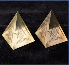 3D printed pyramid models